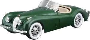 1 24 for Jaguar Xk 120 Roadster Alloy Miniature Diecast Car Model Vintage Toys Christmas Collection Motor Vehicles Toys(Green)