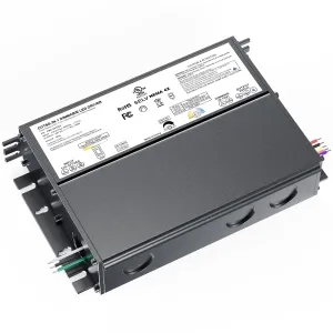 100W 24V Dimmable LED Driver with 10 Modes for All Lutron & Levition Dimmer, Warm White to Cool 2700K-6000K Colors Dimmable, TRIAC/0-10V/1-10V/10V PWM/RX AC to DC Lighting Power Supply Transformer