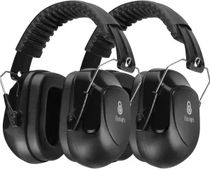 2 Pack 34dB Noise Canceling Headphones For Shooting, Hearing Protection Earmuffs, Ear Protection Headphones, Thickened Headband Ear Muffs For Noise Reduction For Shooting, Construction,Mowing