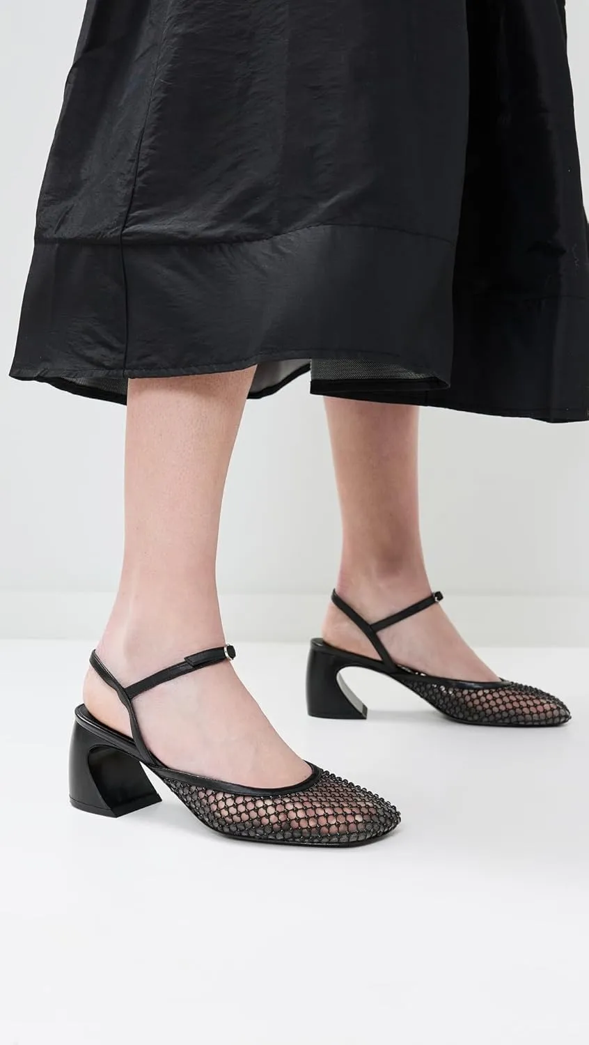 3.1 Phillip Lim Women's ID Mesh Mary Jane Pumps