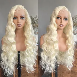 32 Inch 613 Synthetic Lace Front Wig Long Blonde Wig Glueless13x6 Lace Front Blonde Wigs For Black Women Loose Wave HD Lace Front Wigs Pre Plucked With Baby Hair