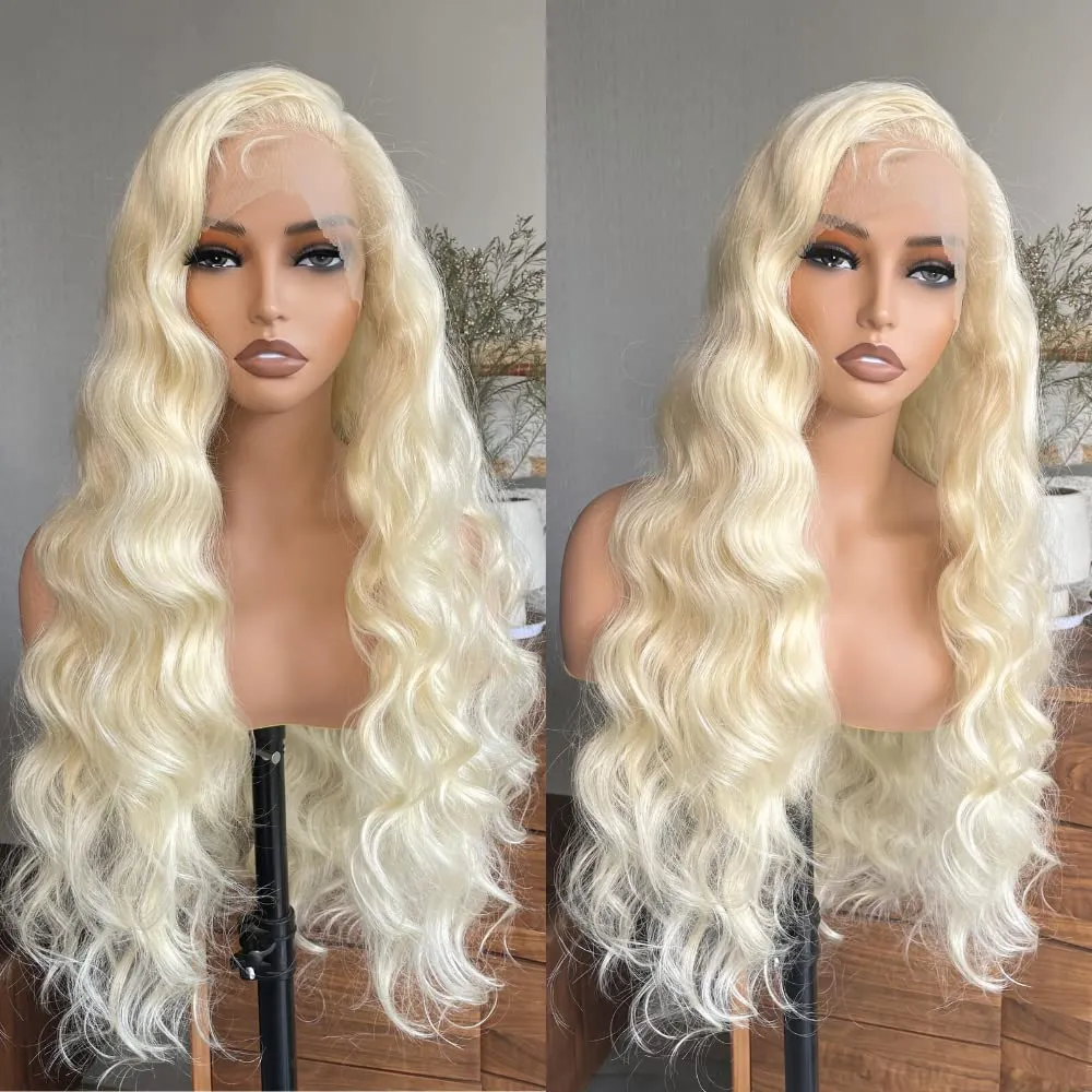 32 Inch 613 Synthetic Lace Front Wig Long Blonde Wig Glueless13x6 Lace Front Blonde Wigs For Black Women Loose Wave HD Lace Front Wigs Pre Plucked With Baby Hair
