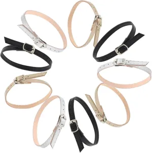 3pairs Adjustable Leather Shoe Strap Extenders for Women Non-Slip Ankle Straps Detachable Accessories for High Heels Dress Shoes Sandals Versatile Stylish Design