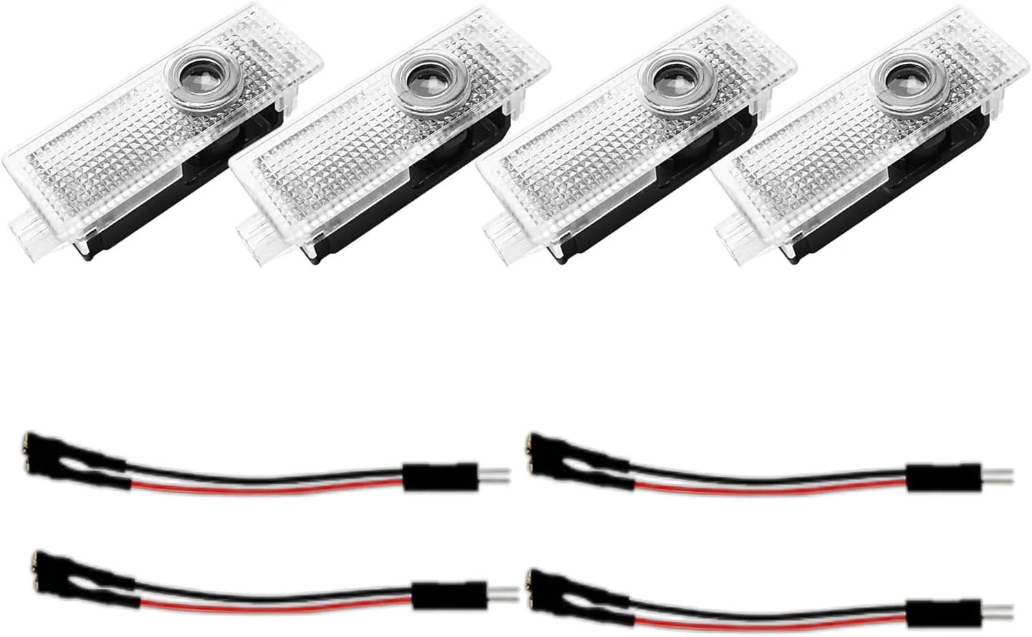 4 Pcs Car Welcome Lights, LED Door Projector Lights, Car Door Light Replacements, Puddle Lights for 1/2/3/4/5/6/7 Replaceable with X1/X2/X3/X4/X5/X6/X7/M/Z/GT
