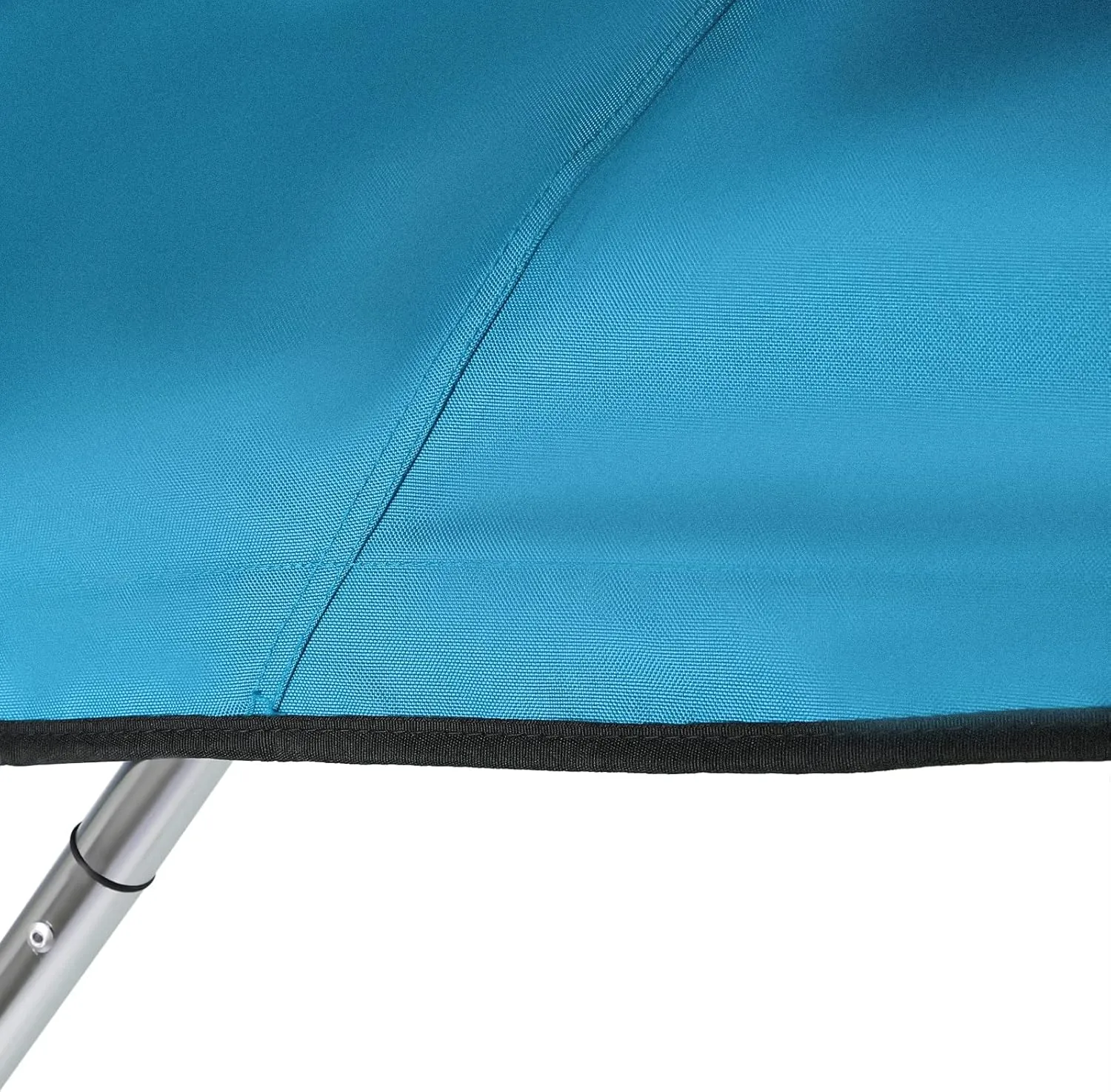 46 "High Boat Canopy Heavy-Duty Bimini Tops Cover for Boats Waterproof Sun Shade Boat Cover with Aluminum Alloy Frame and Adjustable Windproof Straps (Blue, 67"-72" W)