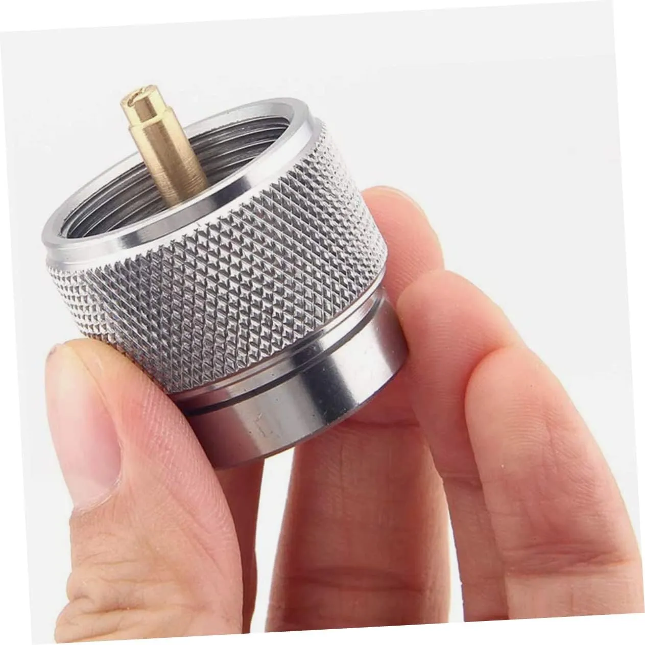 4pcs Gas Tank Adapter Easy Install Propane Gas Converter Outdoor Cooking Essential