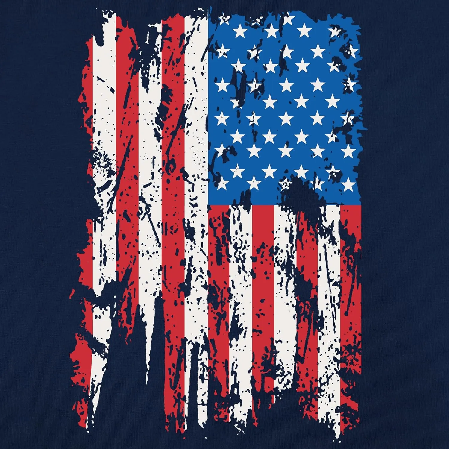 4th of July Shirts Men:USA American Flag Patriotic Independence Day Higher Quality Short Sleeve T-Shirt