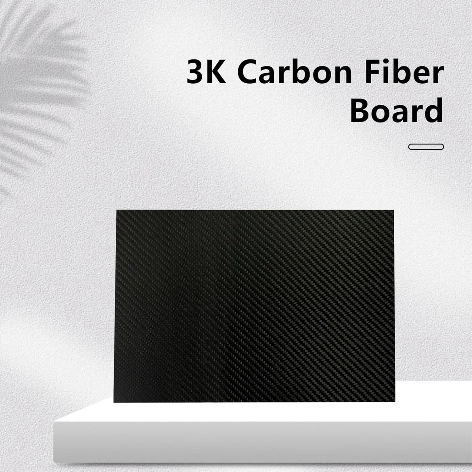 600X500X0.5MM 1.0MM 1.5MM 2.0MM 2.5MM 3.0MM 3.5MM 4.0MM 4.5MM 5.0MM 6.0MM 7.0MM 8.0MM 10.0MM Carbon Fiber Sheets 100% 3K Carbon Fiber Laminate Plate Twill Weave Panel Sheet (1, 600 * 500 * 3.0)