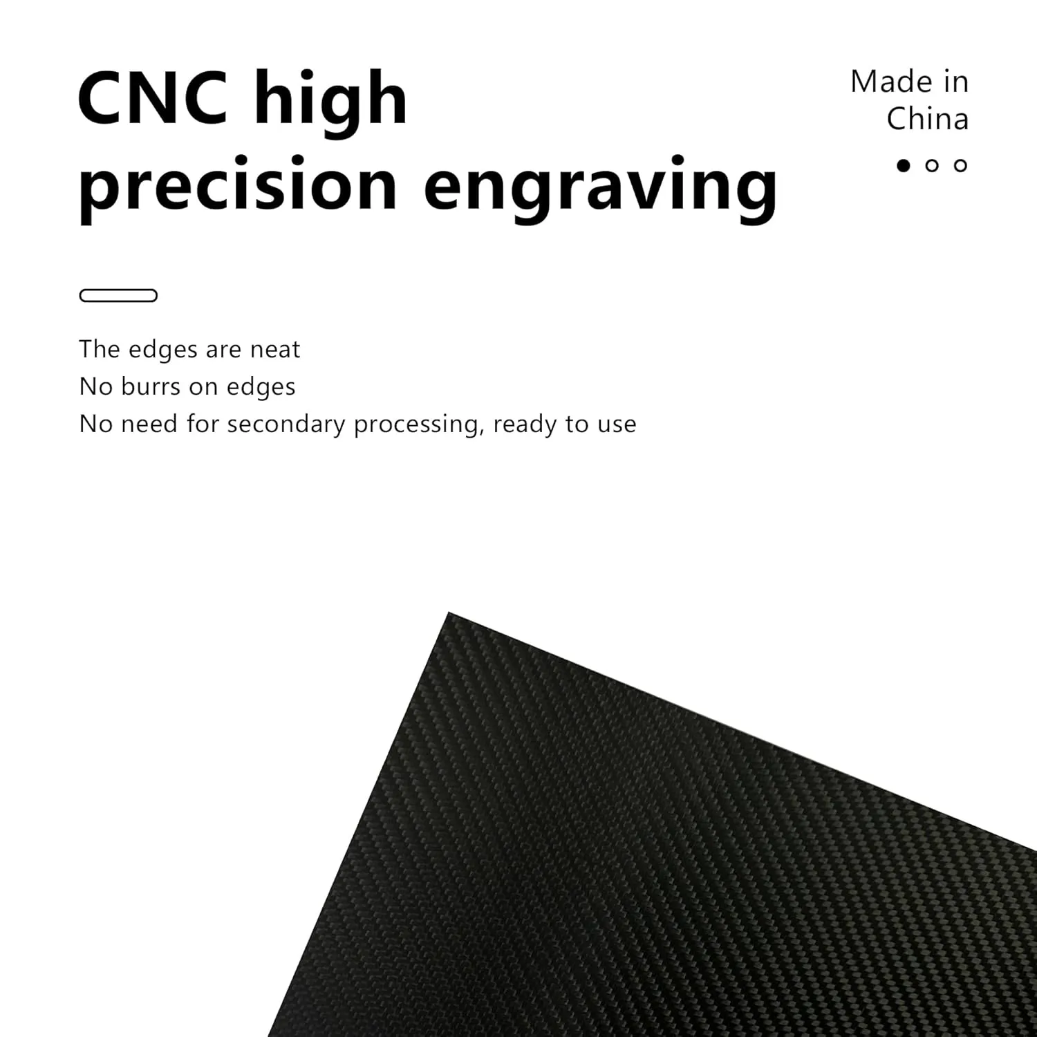 600X500X0.5MM 1.0MM 1.5MM 2.0MM 2.5MM 3.0MM 3.5MM 4.0MM 4.5MM 5.0MM 6.0MM 7.0MM 8.0MM 10.0MM Carbon Fiber Sheets 100% 3K Carbon Fiber Laminate Plate Twill Weave Panel Sheet (1, 600 * 500 * 3.0)