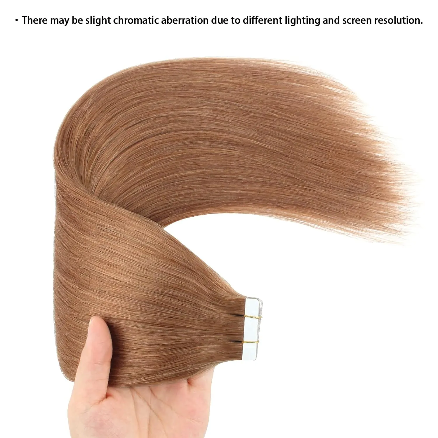 ABH AmazingBeauty Tape in Hair Extensions Semi-permanent Pre Taped Tape in Human Hair 50g 20pcs Real Remi Remy Human Skin Weft Invisible Seamless Reusable Platinum Light Auburn Color 30 14 Inch