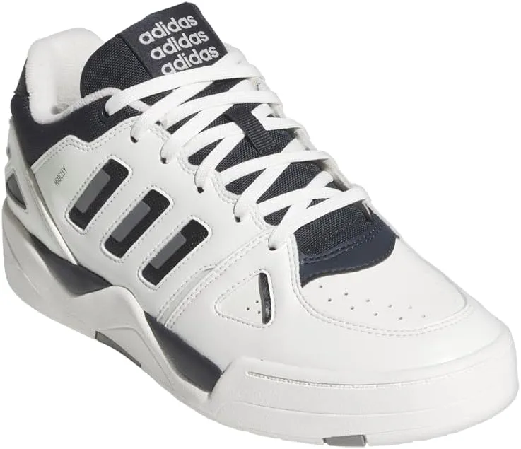 adidas Mens Midcity Low Lace Up Sneakers Shoes Casual - White