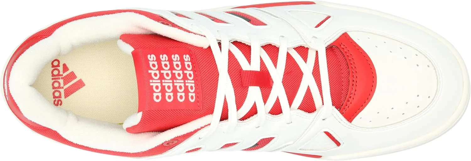 adidas Mens Midcity Mid Lace Up Sneakers Shoes Casual - White