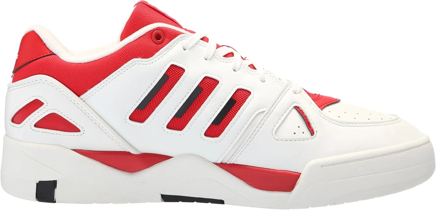 adidas Mens Midcity Mid Lace Up Sneakers Shoes Casual - White