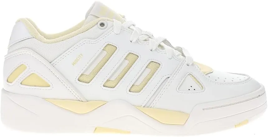 adidas Womens Midcity Low Lace Up Sneakers Shoes Casual - White - Size 8 M