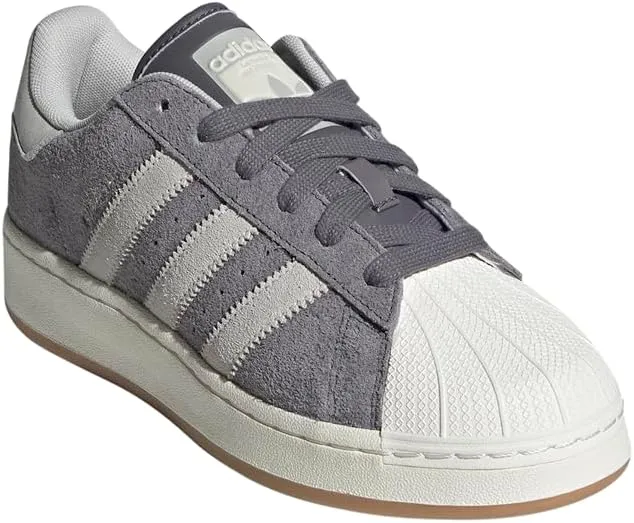 adidas Womens Superstar XLG Lace Up Sneakers Shoes Casual - Beige