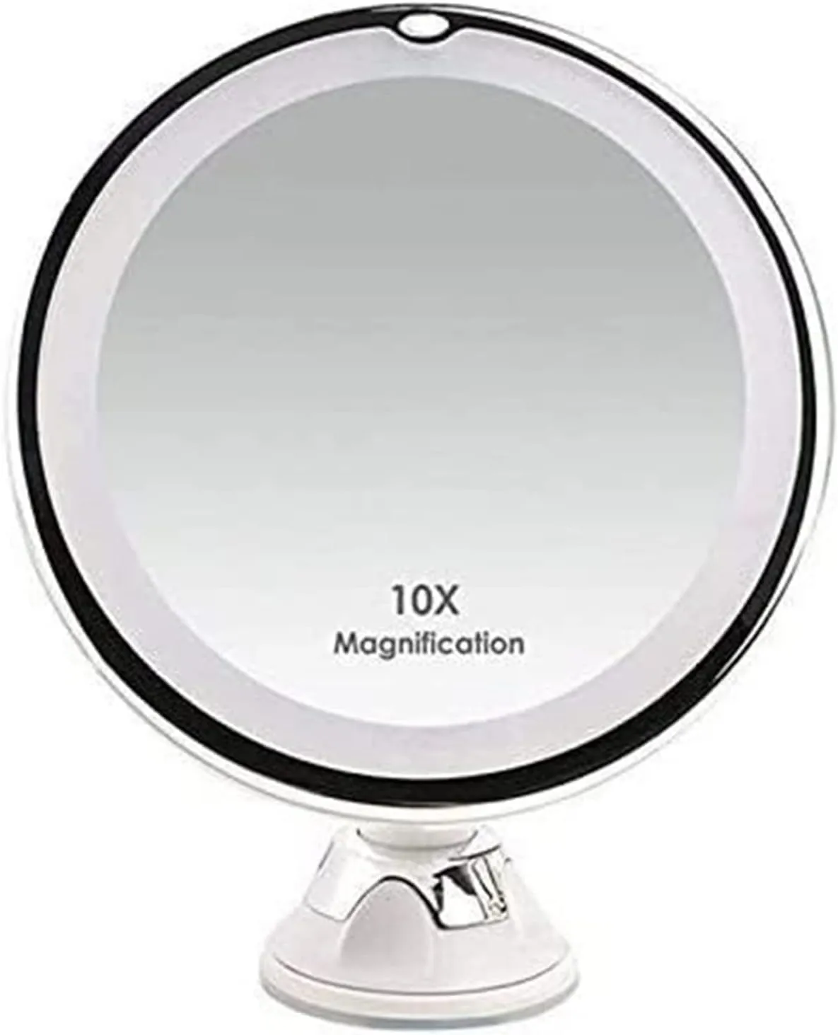 Adjustable Mirror, Shaving Mirror Vanity Makeup Mirror with 24 Led Lights 10X Magnifying Illuminated Dimmable Cosmetic