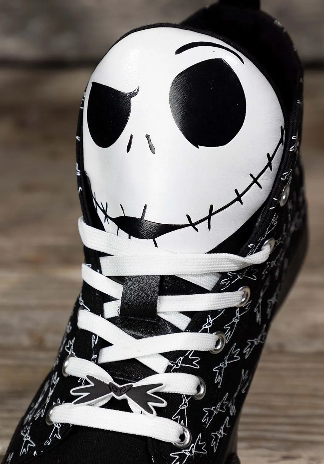 Adult Nightmare Before Christmas Jack Skellington Shoes | Officially Licensed Disney High Top Unisex Sneakers