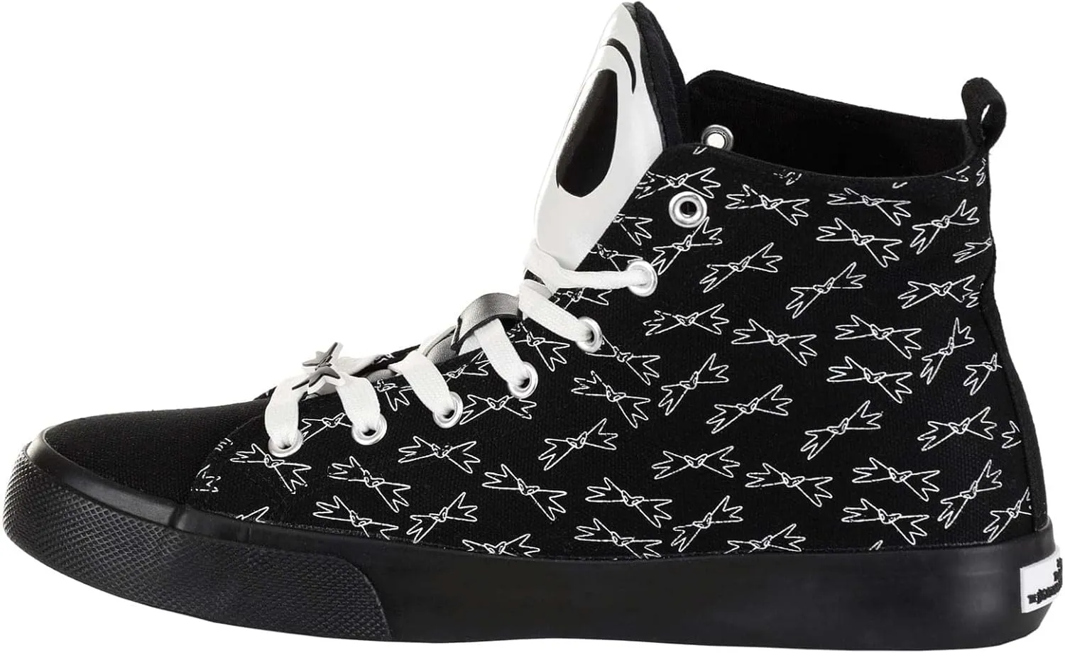 Adult Nightmare Before Christmas Jack Skellington Shoes | Officially Licensed Disney High Top Unisex Sneakers