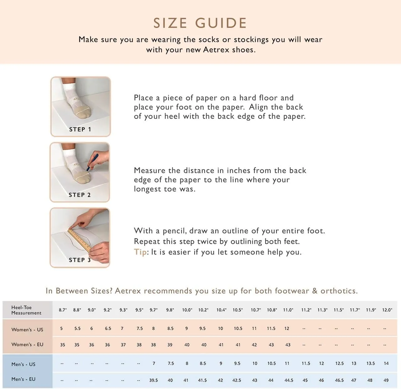 Aetrex Women's Emily Orthopedic Plantar Fasciitis Relief Arch Support Inserts Shoes - Adjustable Lace-Up Leather Sneakers for Women
