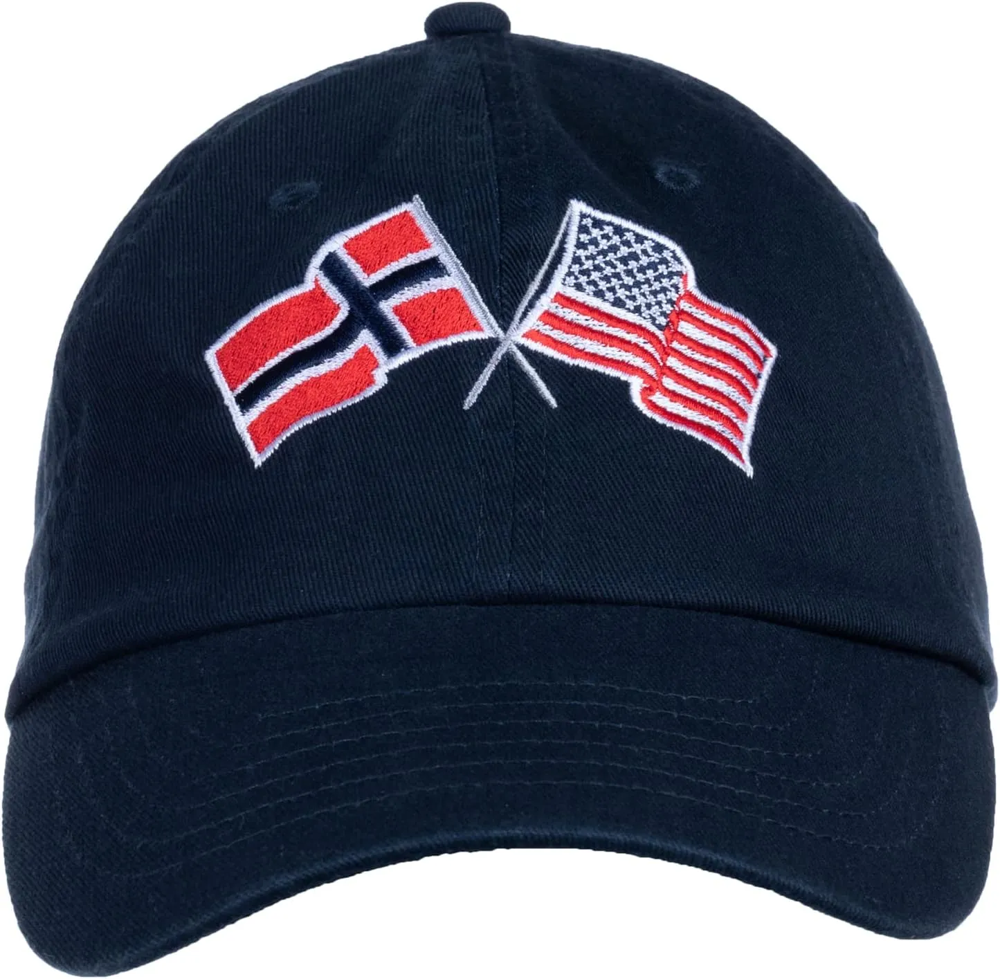 Ann Arbor T-shirt Co. American Friendship Nations Flag Baseball Low Profile Dad Hat for Men Women