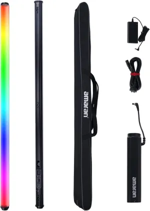 Aputure Amaran T4C RGBWW LED Tube Light,Bi-Color 2500K to 7500K,Support APP and DMX Control (T4C 40W 47.2Inch/120cm)