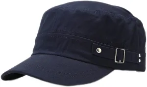 Baseball Cap Men Washed Cotton Flat Top Hat Casual Adjustable Army Cap Cadet Hats Spring Four Seasons Sun Caps Suns