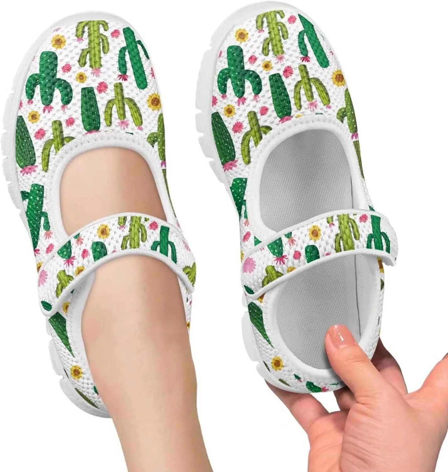 BIGCARJOB Girls Mary Janes Shoes for School Party Dance Sneakers Slip-on Mary Janes Shoes for Toddle Girls Cute Ballet Dress Shoes
