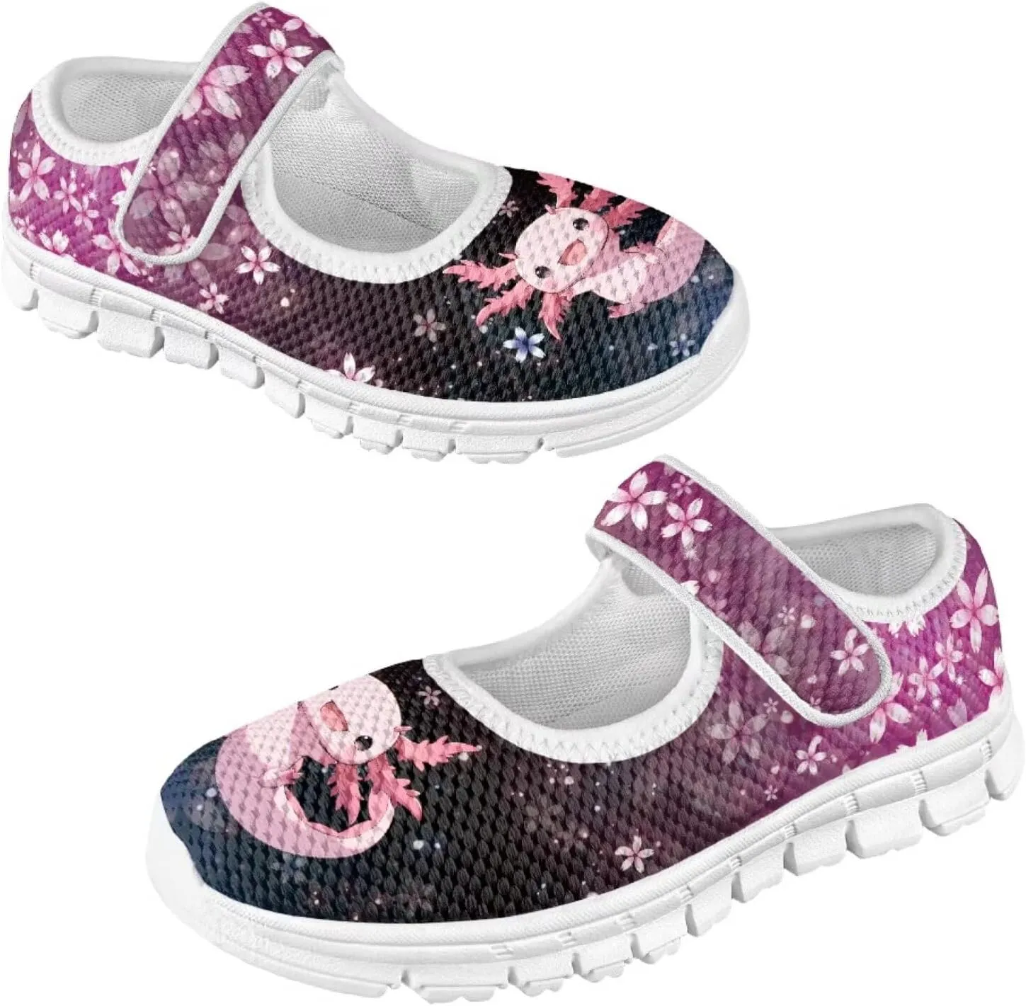 BIGCARJOB Girls Mary Janes Shoes for School Party Dance Sneakers Slip-on Mary Janes Shoes for Toddle Girls Cute Ballet Dress Shoes