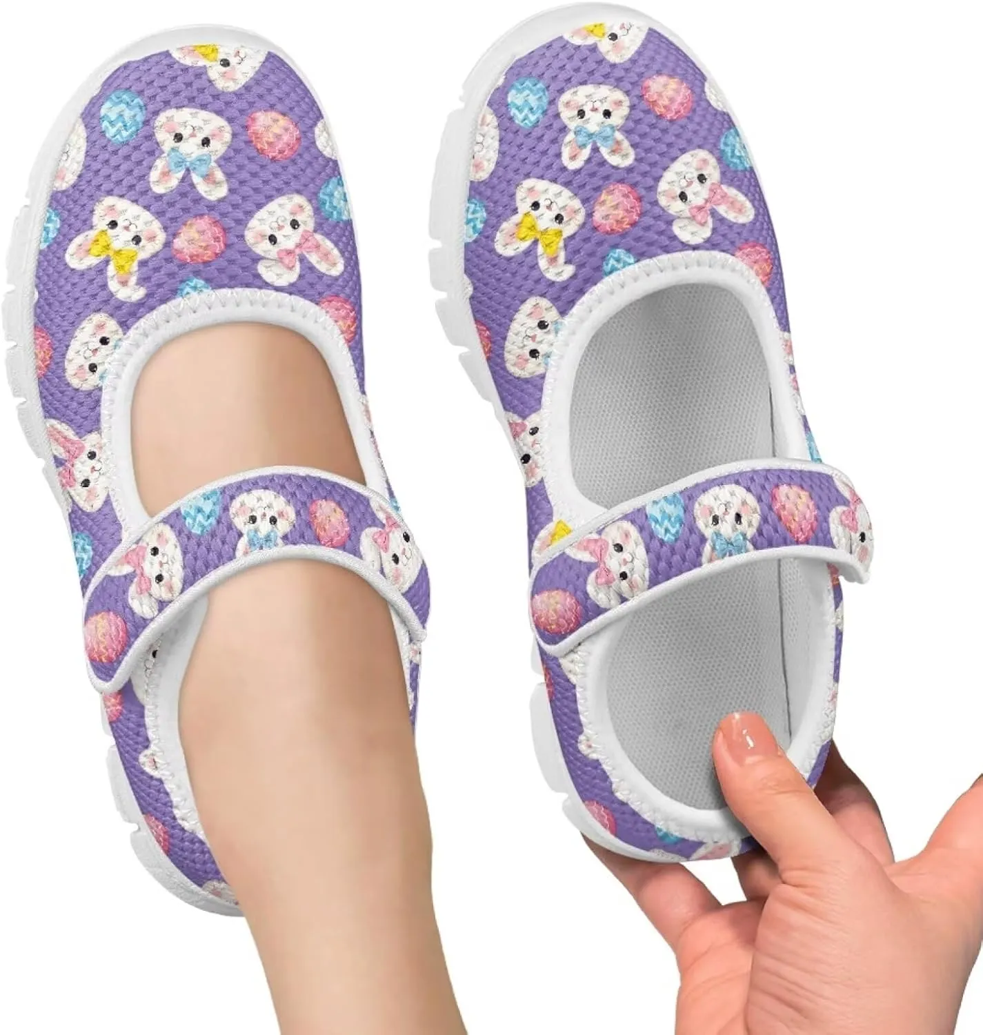 BIGCARJOB Girls Mary Janes Sneakers Little Girls Casual School Uniform Shoes Children Athletic Gym Shoes Mary Janes Shoe