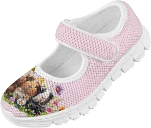 BIGCARJOB Kids Mary Janes Shoes for Toddle Girls Cute Flats Dress Shoes School Uniform Shoes for Little Girls 11-4