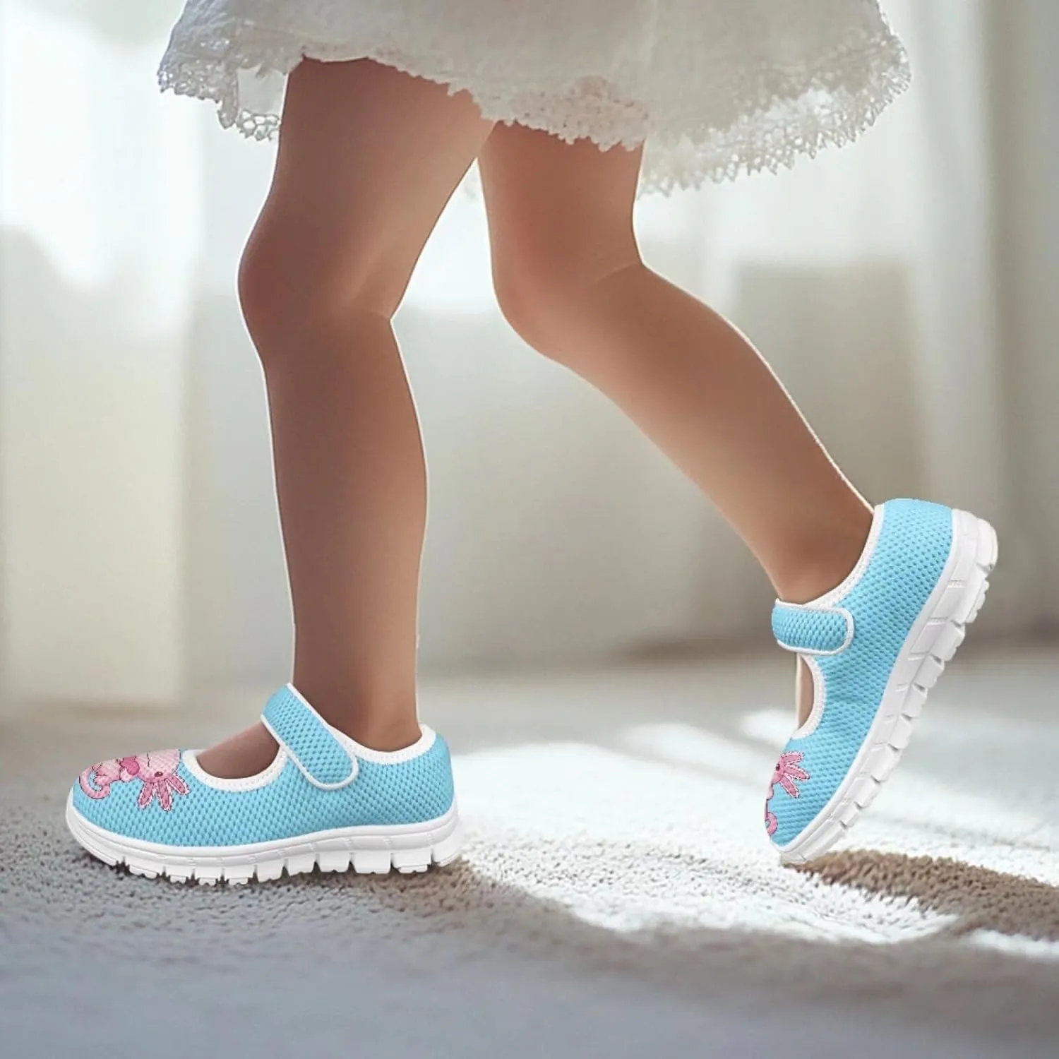 BIGCARJOB Mary Janes Shoes for Toddle Girls Cute Ballet Dress Shoes Flats Princess Shoes Little Kids School Uniform Shoes