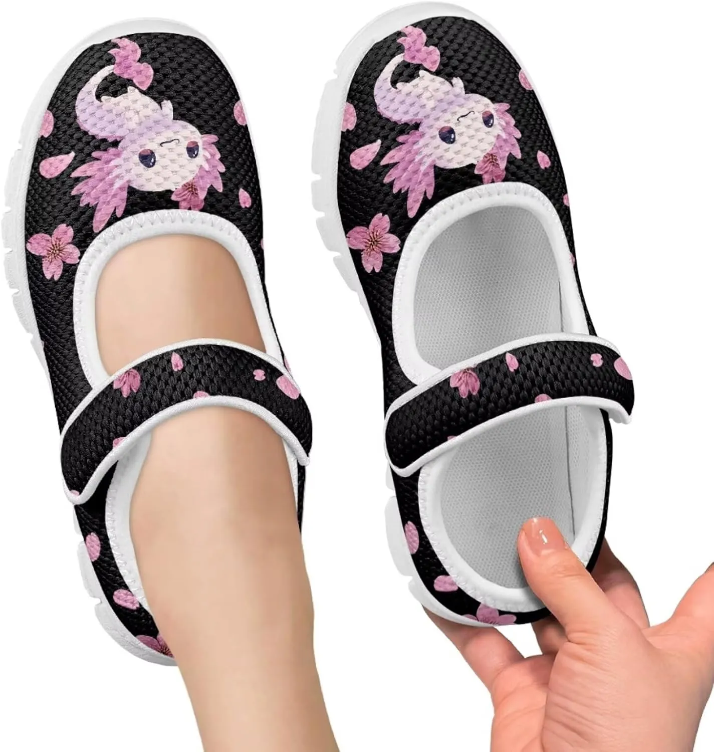 BIGCARJOB Mary Janes Shoes for Toddle Girls Cute Dress Shoes Athletic Gym Shoes Kids School Uniform Shoes