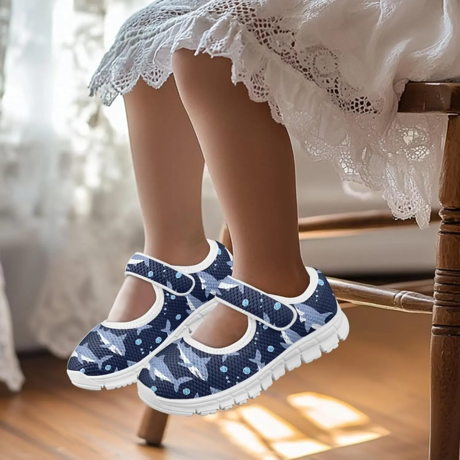 BIGCARJOB Mary Janes Shoes for Toddle Girls Cute Dress Shoes Athletic Gym Shoes Kids School Uniform Shoes