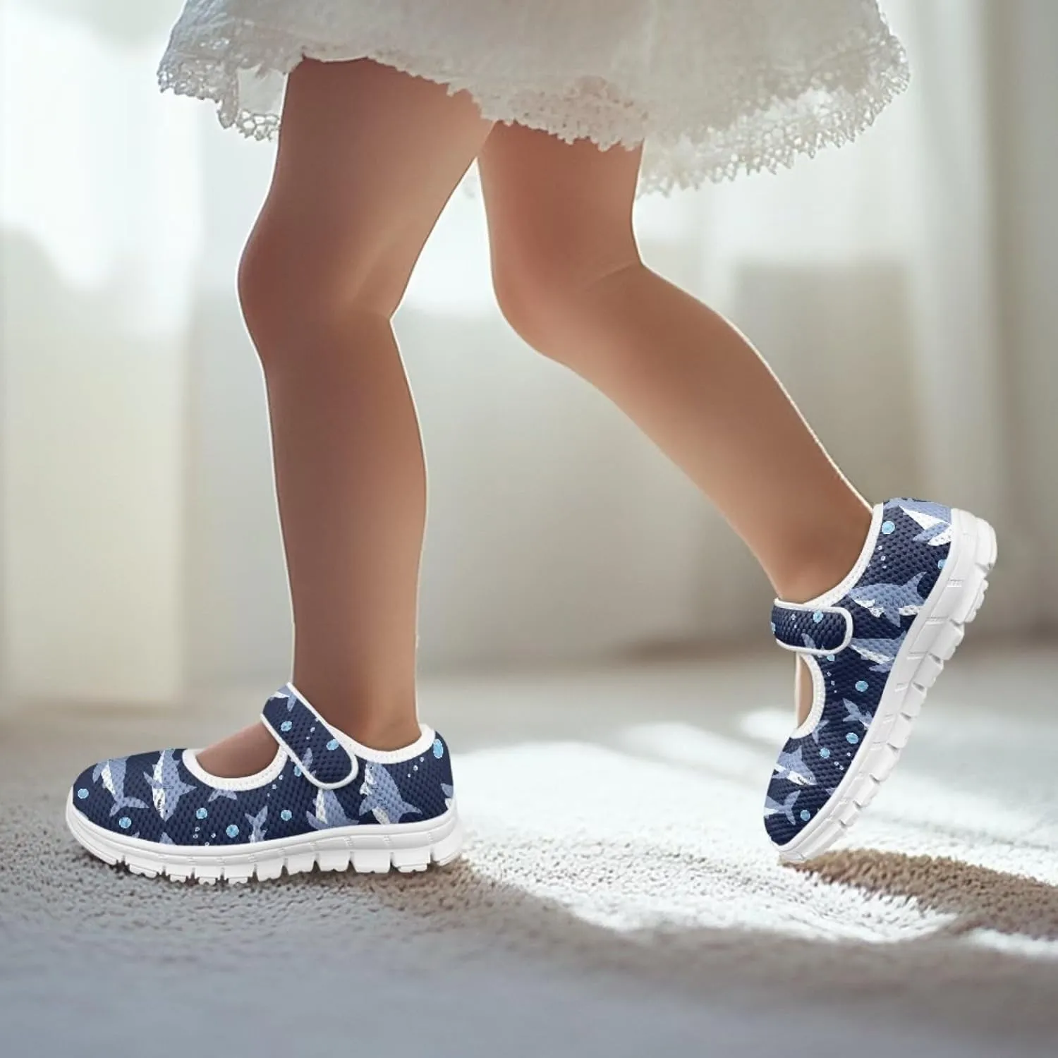 BIGCARJOB Mary Janes Shoes for Toddle Girls Cute Dress Shoes Athletic Gym Shoes Kids School Uniform Shoes