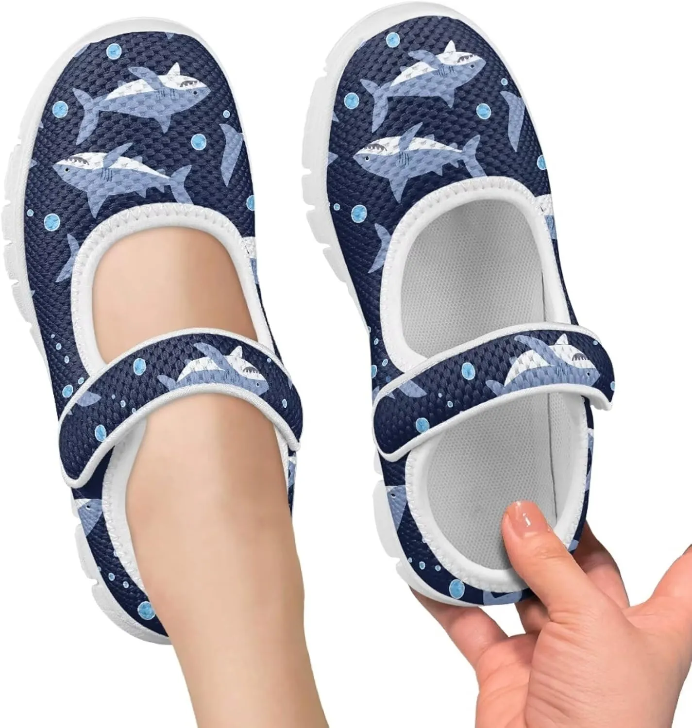 BIGCARJOB Mary Janes Shoes for Toddle Girls Cute Dress Shoes Athletic Gym Shoes Kids School Uniform Shoes