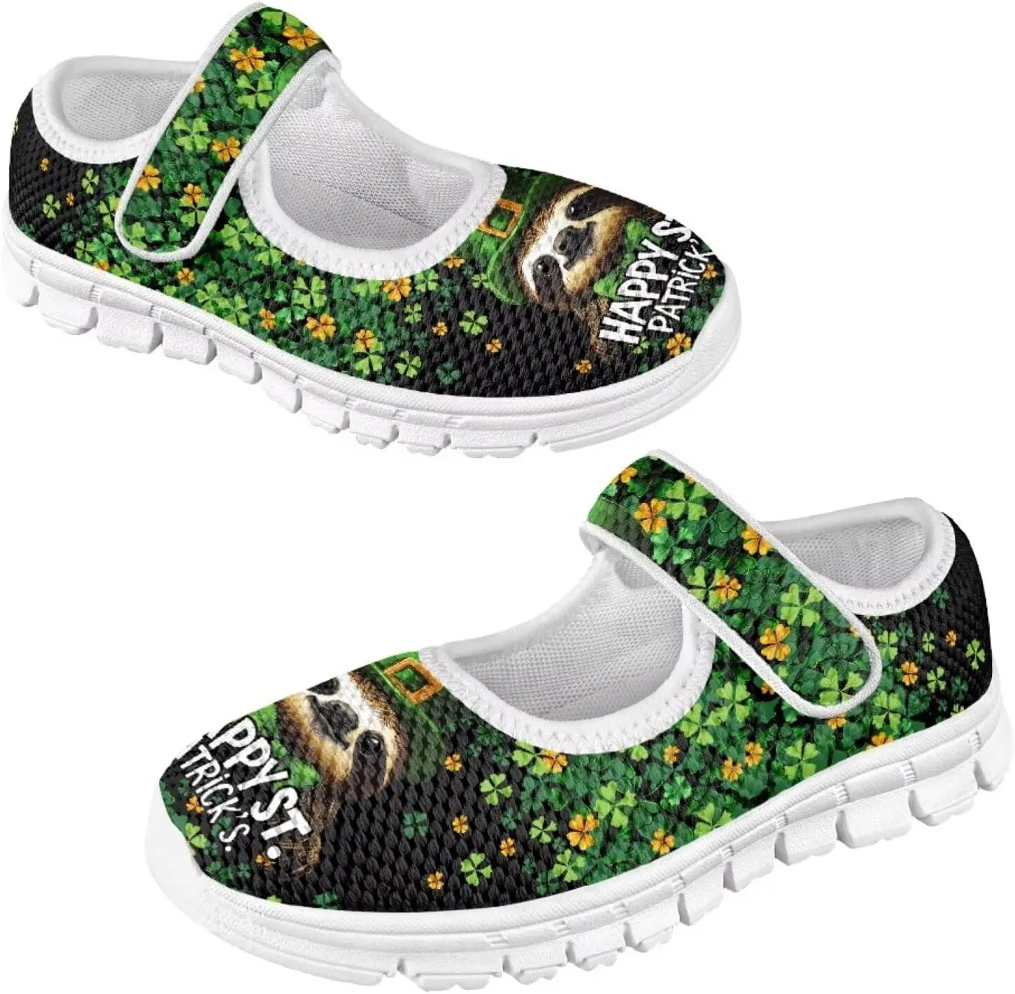 BIGCARJOB Mary Janes Sneakers for Girls Tennis Shoes School Uniform Shoes Kids Flats Walking Shoes