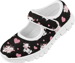 BIGCARJOB Mary Janes Sneakers for Girls Tennis Shoes School Uniform Shoes Kids Flats Walking Shoes