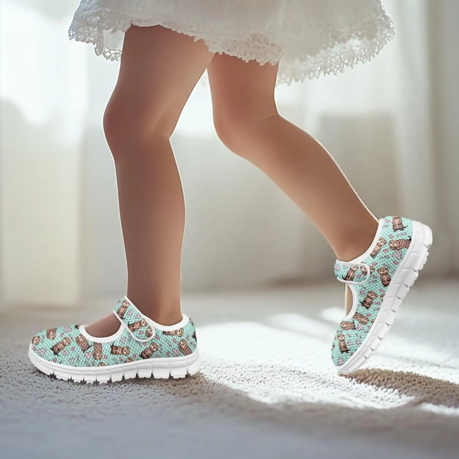 BIGCARJOB Uniform Shoes for Girls School Mary Janes Sneakers Party Dance Shoes Flats Mary Janes Shoes