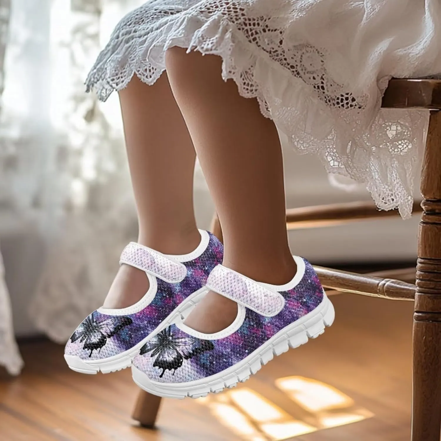 BIGCARJOB Uniform Shoes for Girls School Mary Janes Sneakers Party Dance Shoes Flats Mary Janes Shoes