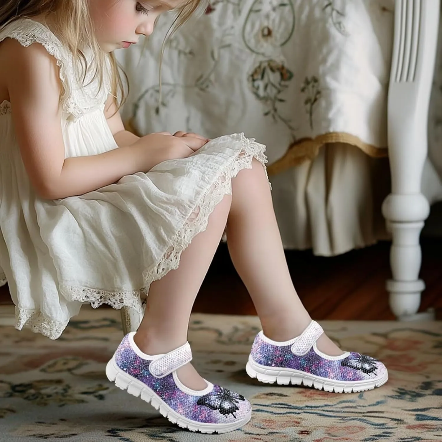 BIGCARJOB Uniform Shoes for Girls School Mary Janes Sneakers Party Dance Shoes Flats Mary Janes Shoes