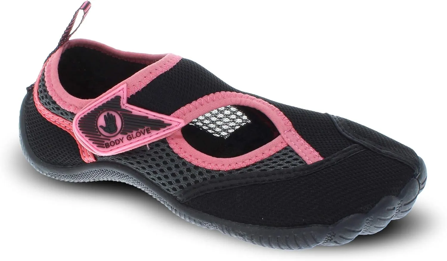 Body Glove Water Shoes for Women, Lake, Aerobics, Swimming, Aqua Sports, Beach, Womens Water Shoes, Black Slmn Rose Aqua Shoes for Women