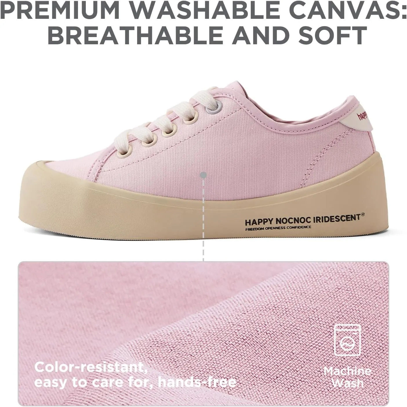 Boys Girls Kids Shoes Lace-up Cupsole Casual Lightweight Canvas Sneakers with Sport Sole