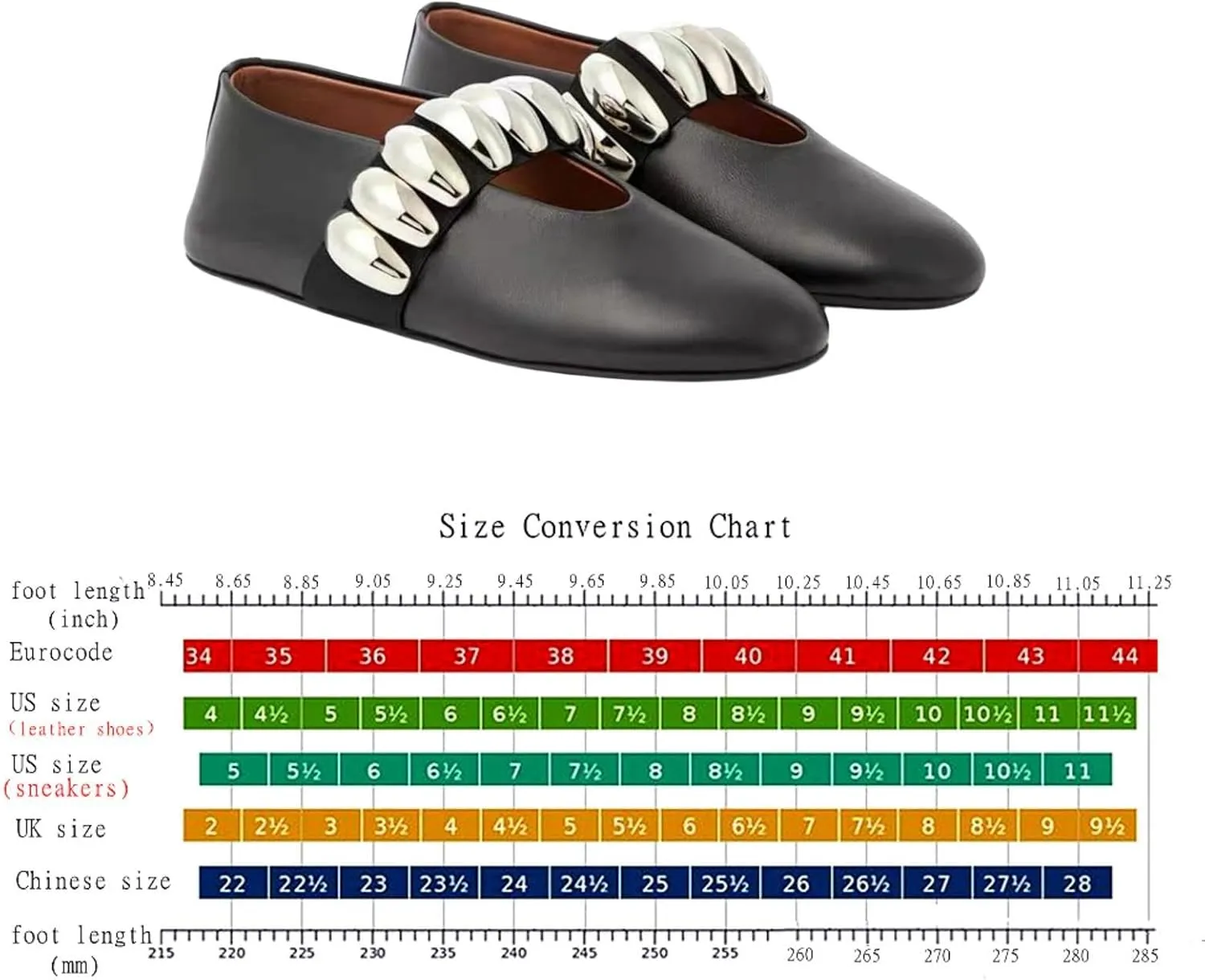 Buckle Strap Mesh Ballet Flats for Womens, Mary Jane Round Toe Slip On Dress Ballerinas Soft Shoes