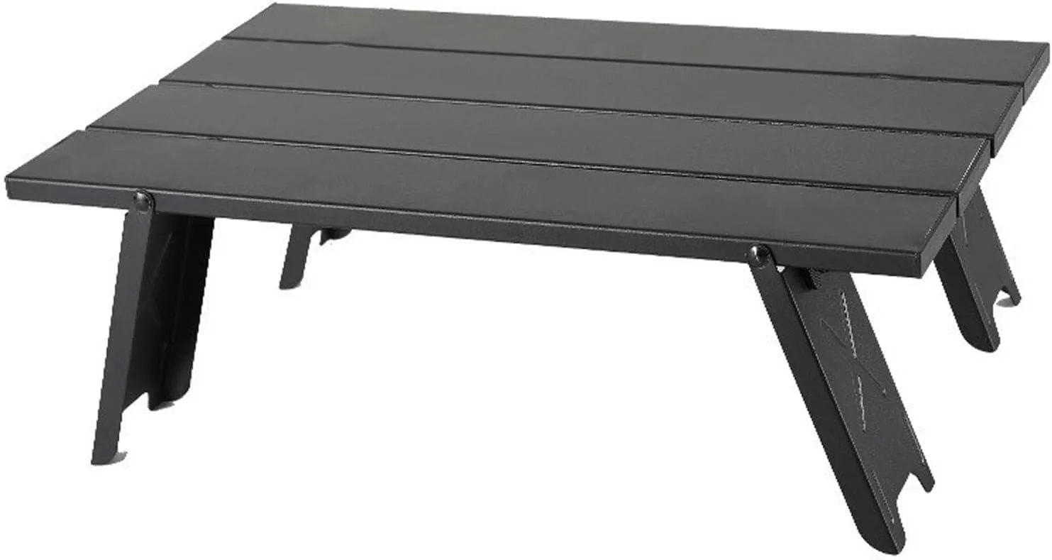 Camp Table Portable Aluminum Alloy Folding Table Small Tea Table BBQ Table Dining Table Egg Roll Table Lightweight Outdoor Camping Table