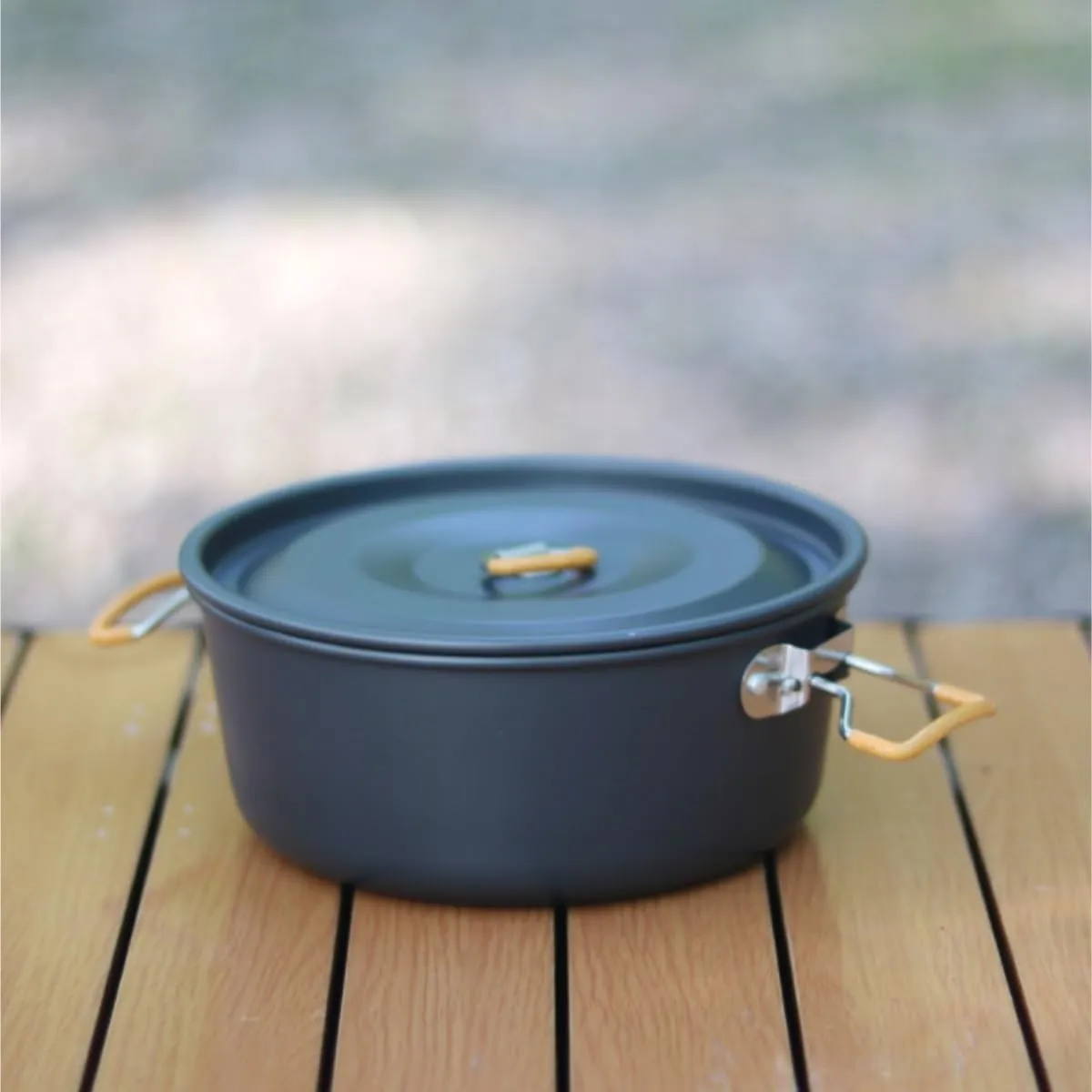 Camping Cookware, Outdoor Camping Portable Camping Cooker Tableware Picnic Pot Picnic Cooking Pot Portable Stove
