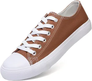 Canvas Shoes for Women Casual Low Top Sneakers Fashion Womens Tennis Shoes for Everyday Wear