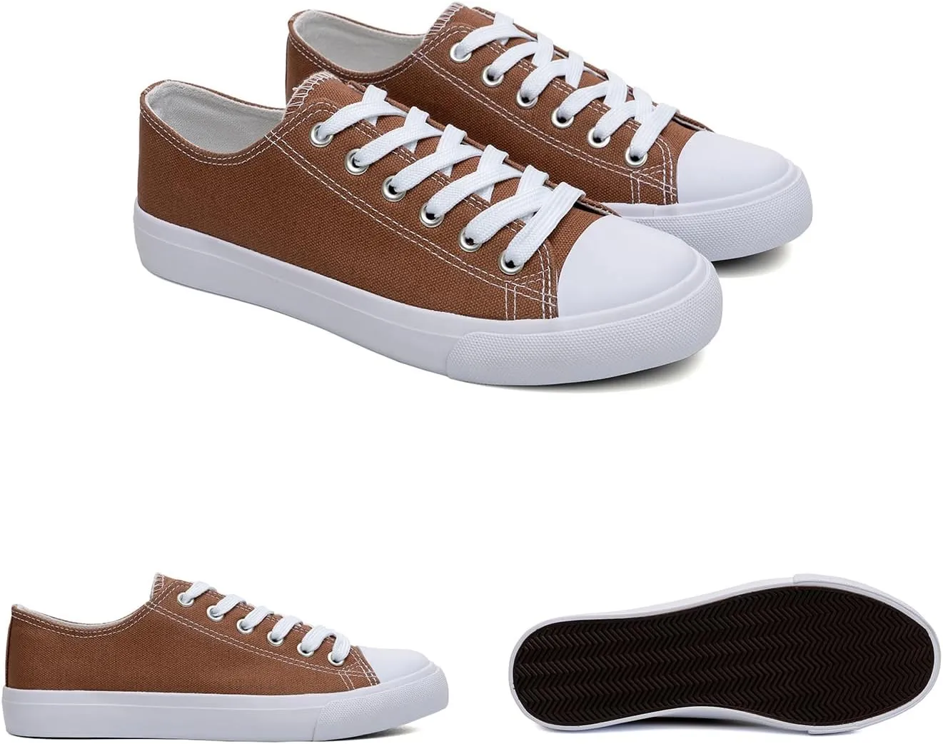 Canvas Shoes for Women Casual Low Top Sneakers Fashion Womens Tennis Shoes for Everyday Wear
