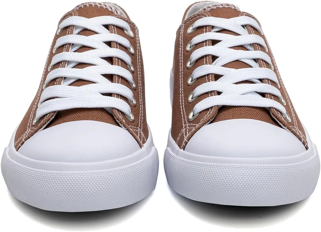 Canvas Shoes for Women Casual Low Top Sneakers Fashion Womens Tennis Shoes for Everyday Wear