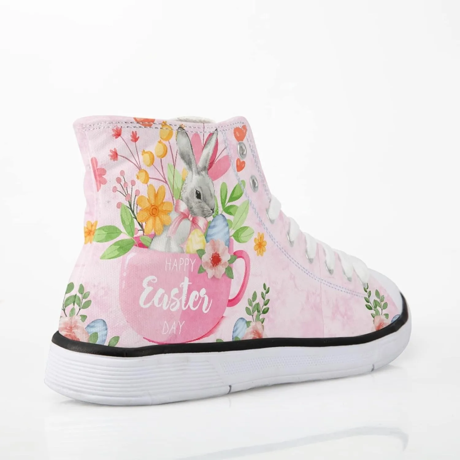Canvas Shoes for Women High Top Canvas Sneakers Teens Girls Novelty Animal Print Sports Shoes Lightweight Lace ups Casual Walking Shoes