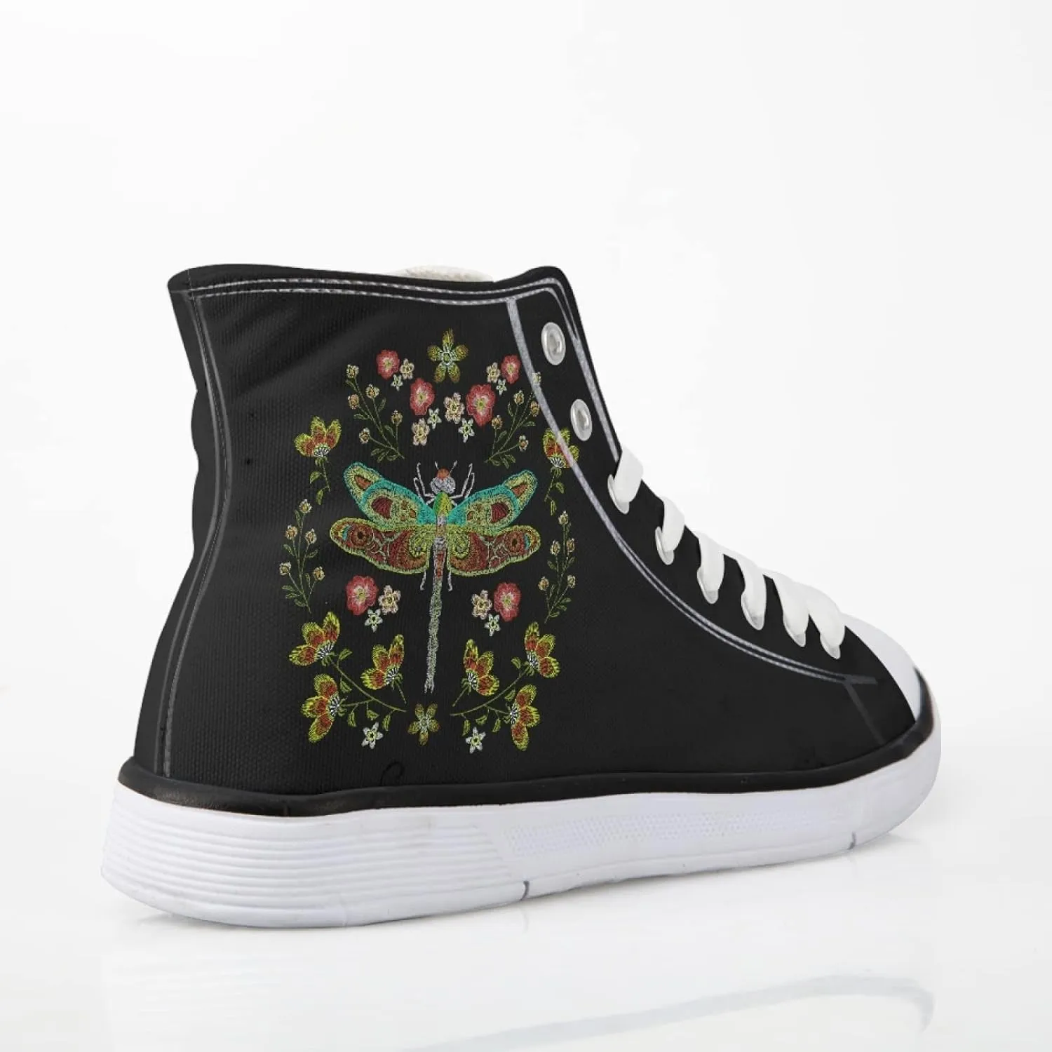 Canvas Shoes for Women High Top Canvas Sneakers Teens Girls Novelty Animal Print Sports Shoes Lightweight Lace ups Casual Walking Shoes